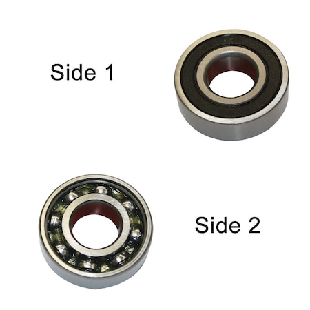 Superior Electric Replacement Ball Bearing - Seal/Open, ID 6 mm x OD 19 mmx W 6 mm, PK 2 SE 626-RS